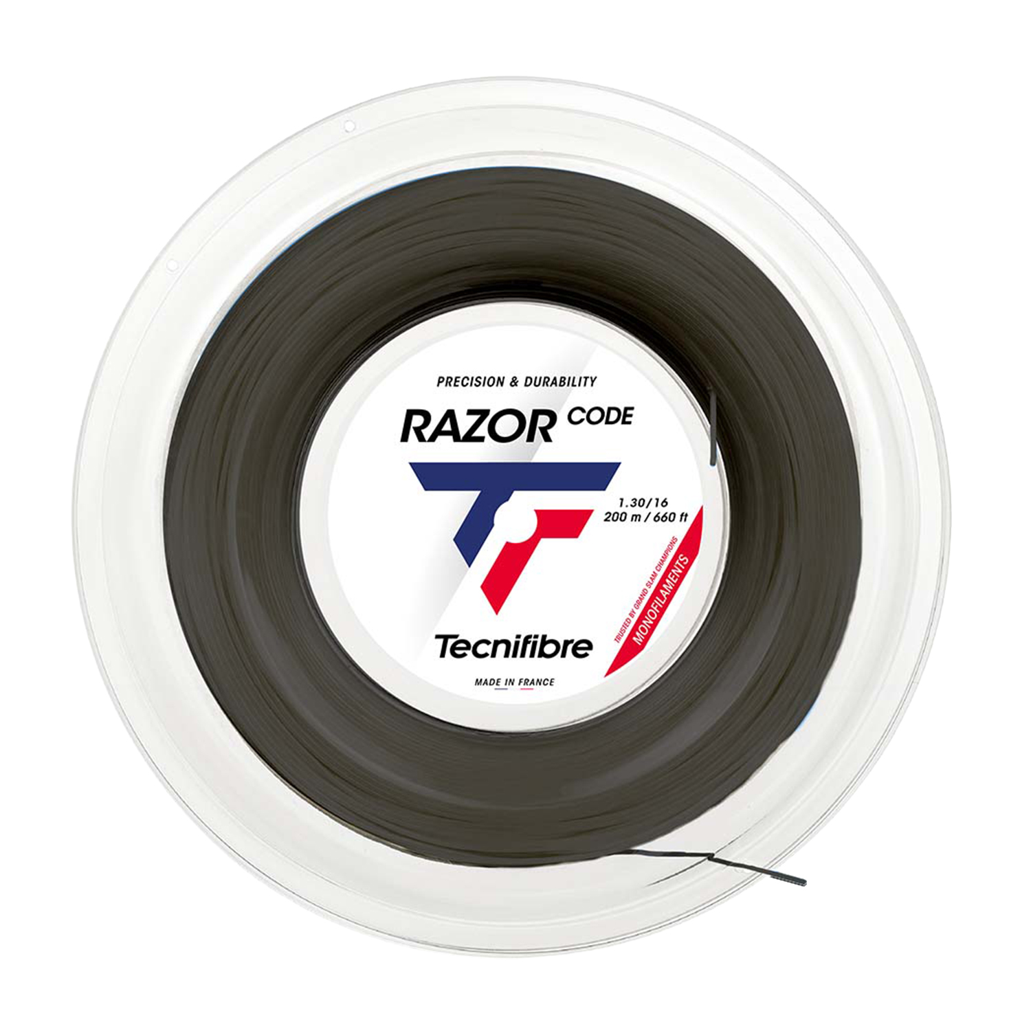 Tecnifibre Razor Code 1.30 200 m Reel - Carbon