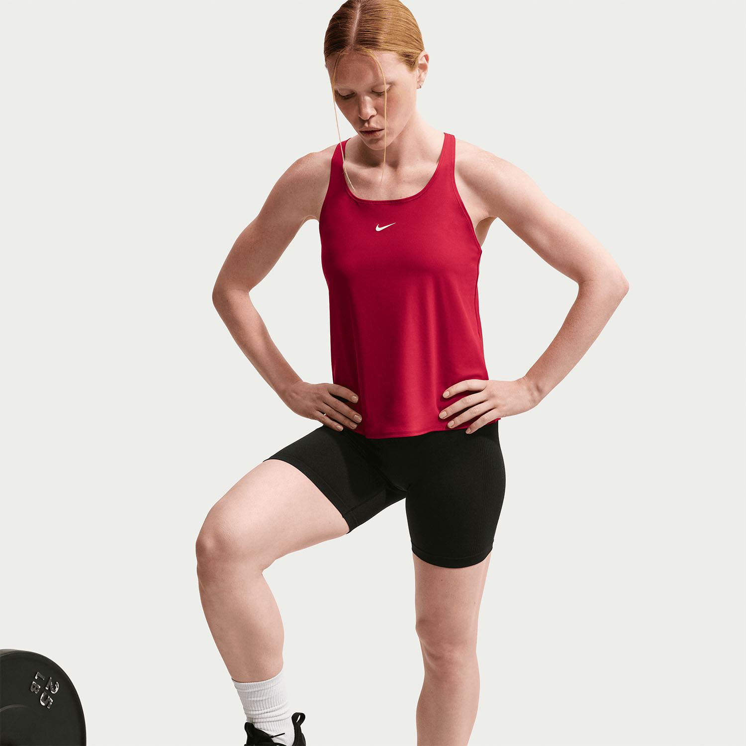 Nike Pro Tank - Tough Red/White