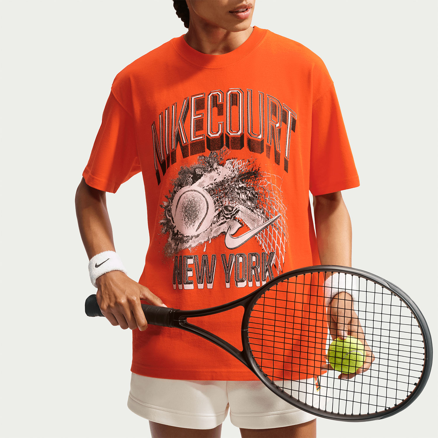 Nike Court Slam Camiseta - Brilliant Orange