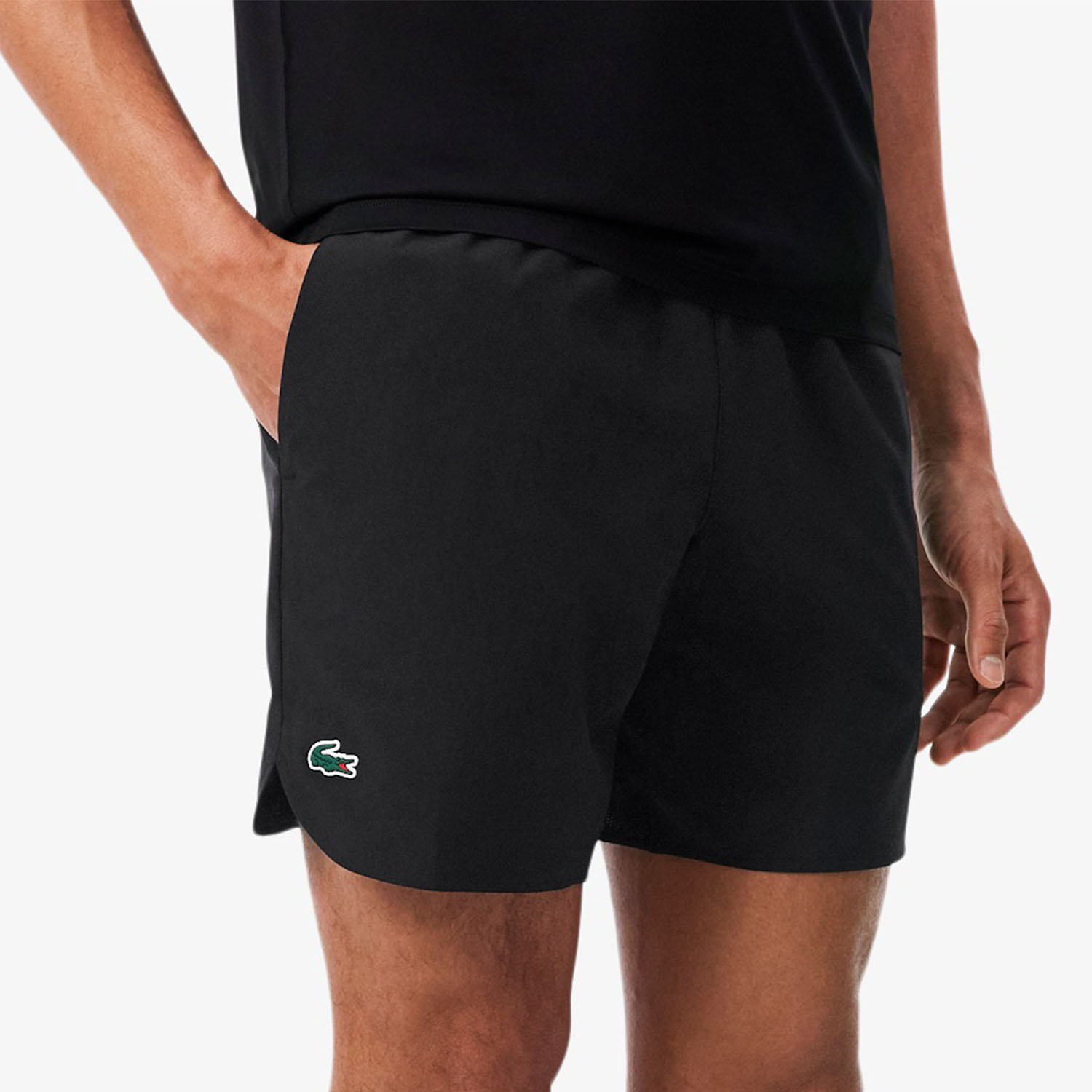 Lacoste X Novak Djokovic 7in Shorts - Noir