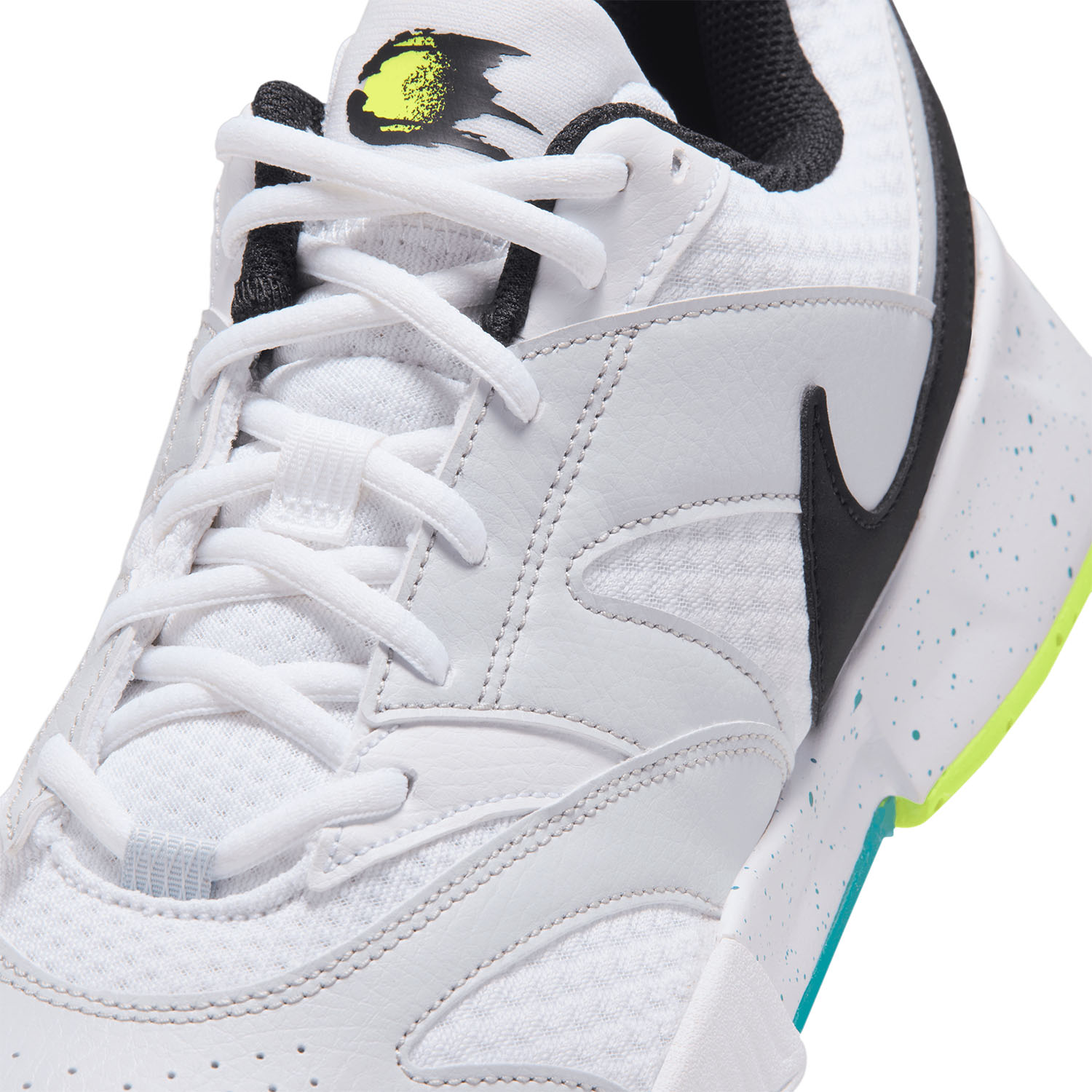 Nike Court Lite 4 HC - White/Black/Volt/Energy
