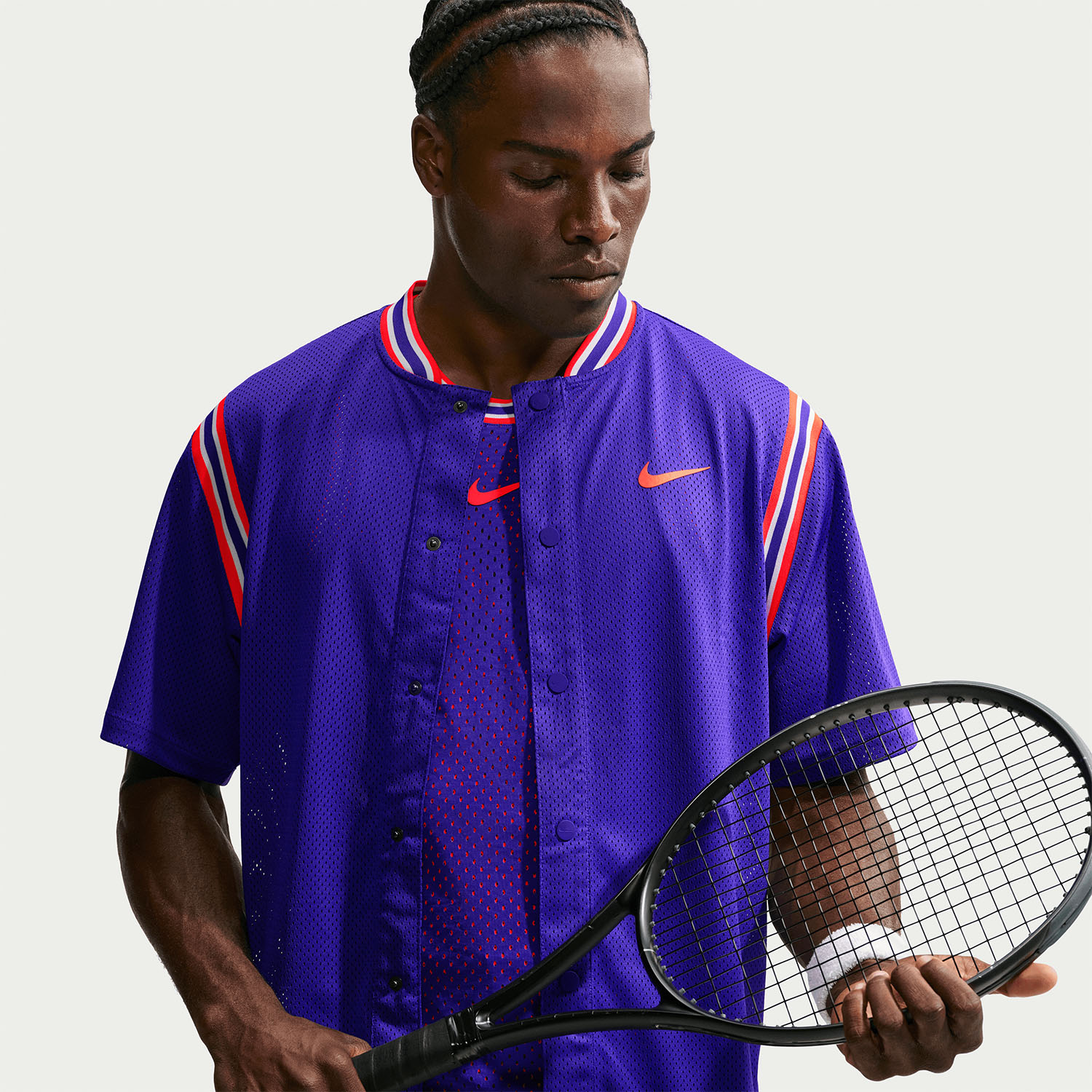 Nike Court Slam Carlos Giacca - Dark Concord/Bright Crimson