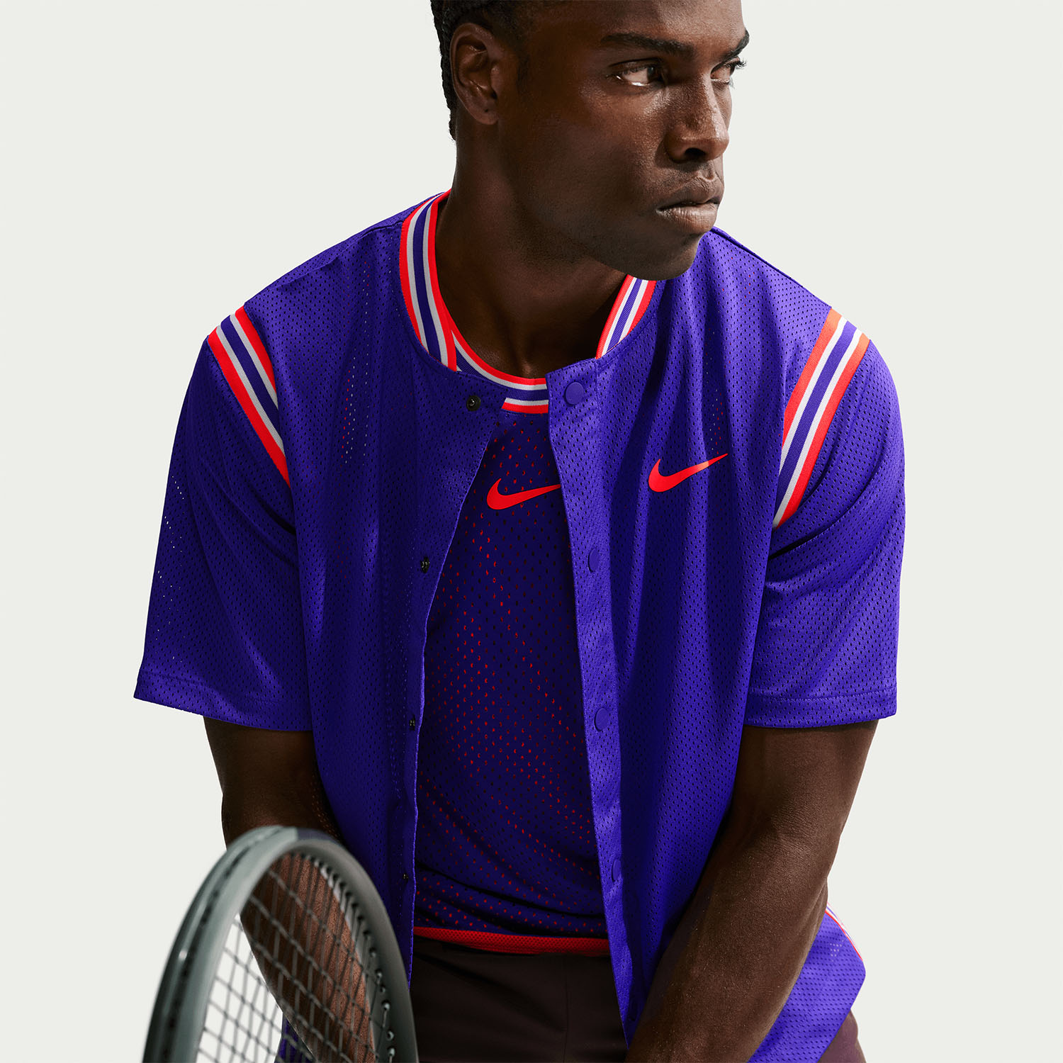 Nike Court Slam Carlos Giacca - Dark Concord/Bright Crimson