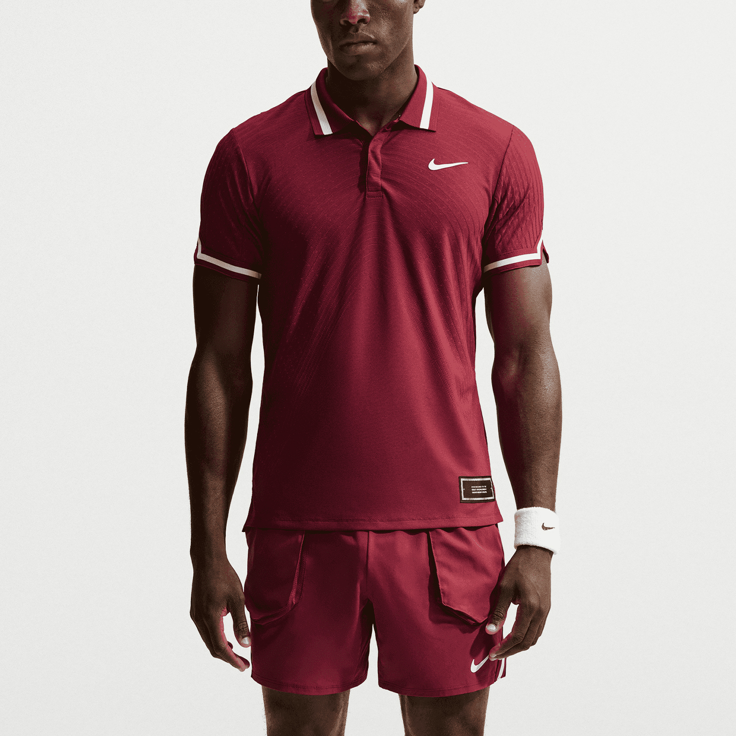 Nike Court Slam Jannik Polo - Team Red/Pale Ivory
