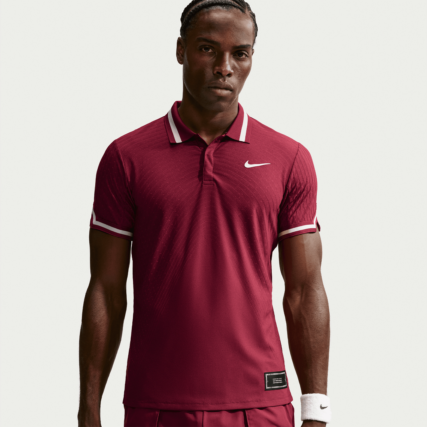Nike Court Slam Jannik Polo - Team Red/Pale Ivory
