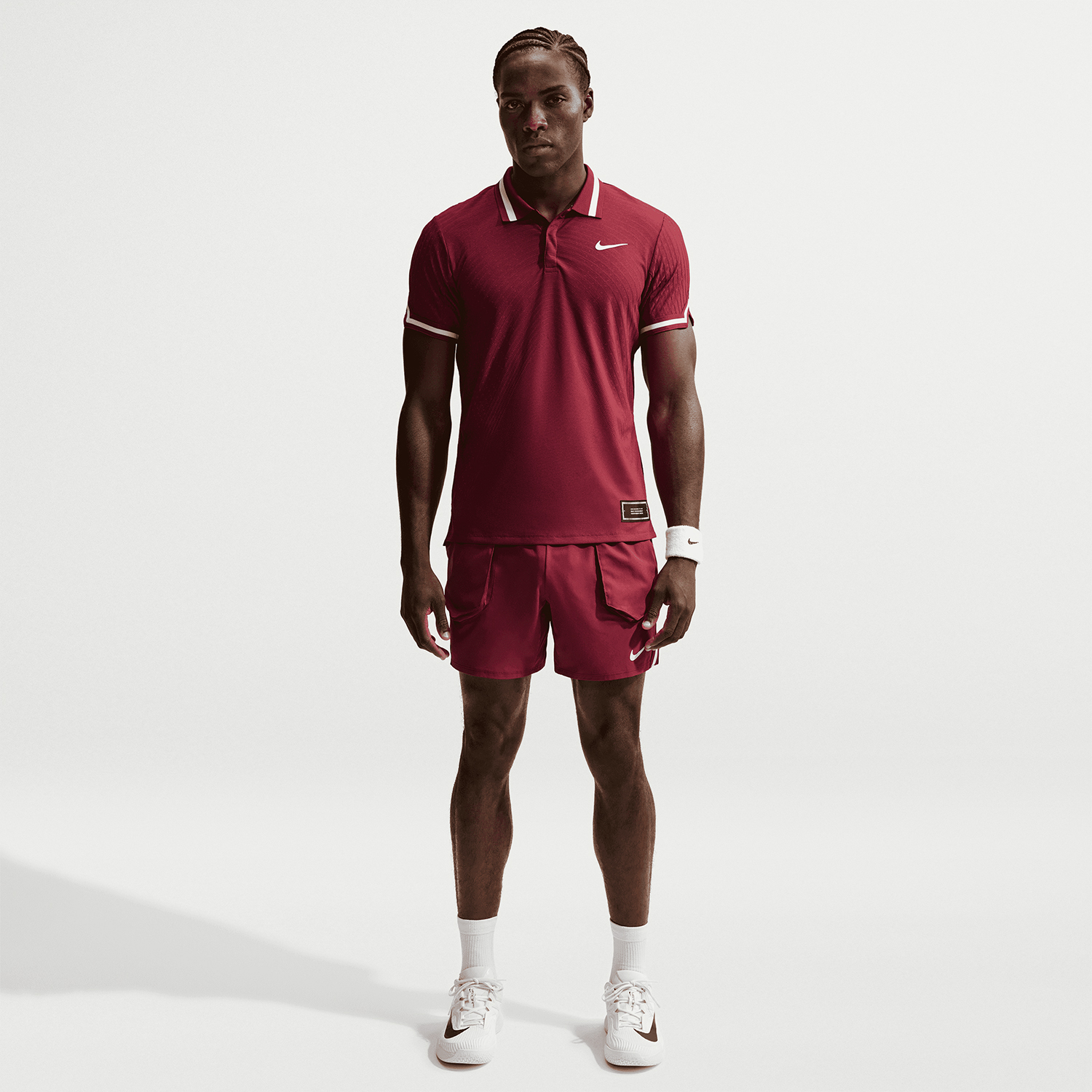 Nike Court Slam Jannik Polo - Team Red/Pale Ivory