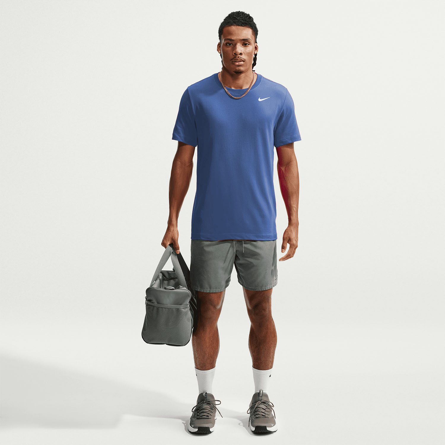 Nike Dri-FIT Court T-Shirt - Indigo Storm/White