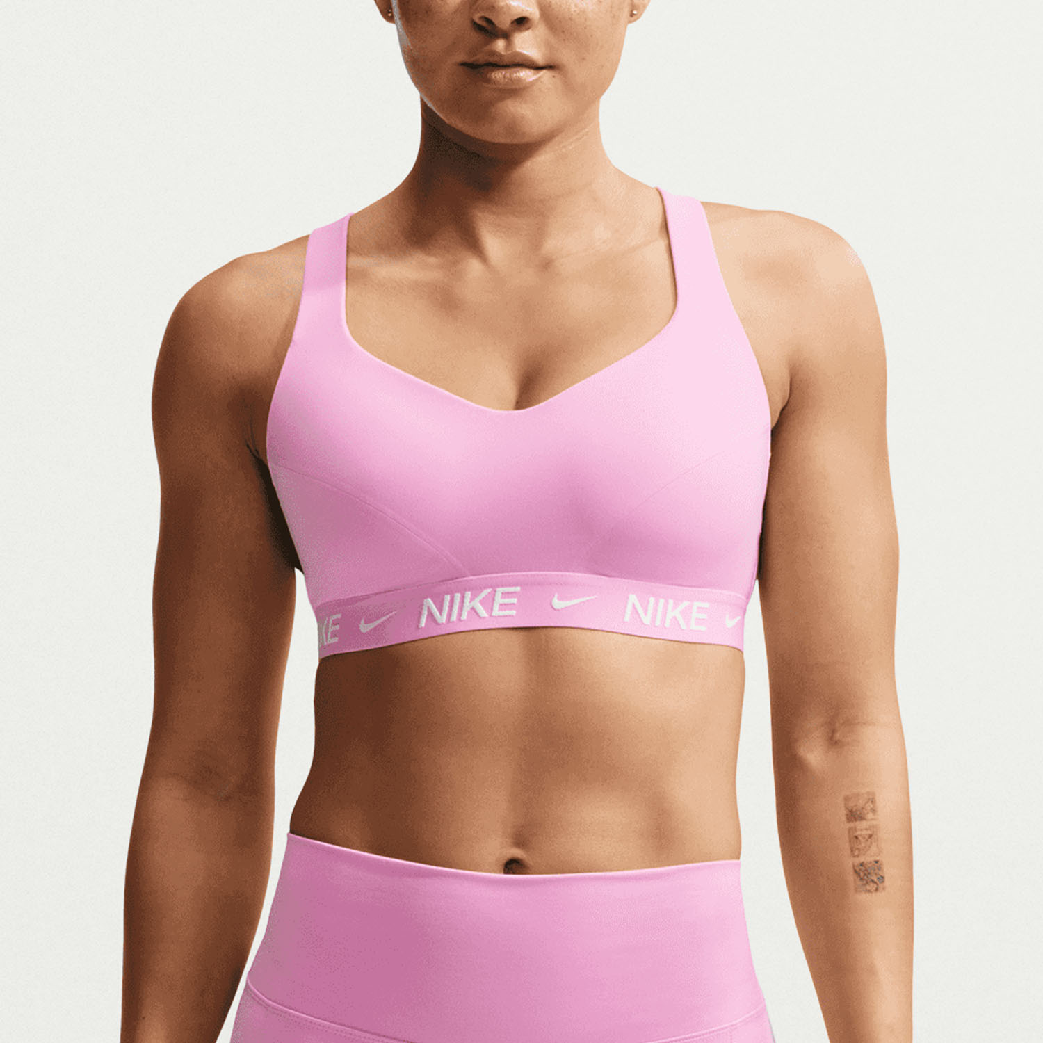 Nike Indy Swoosh Pro Sujetador Deportivo - Pink Rise