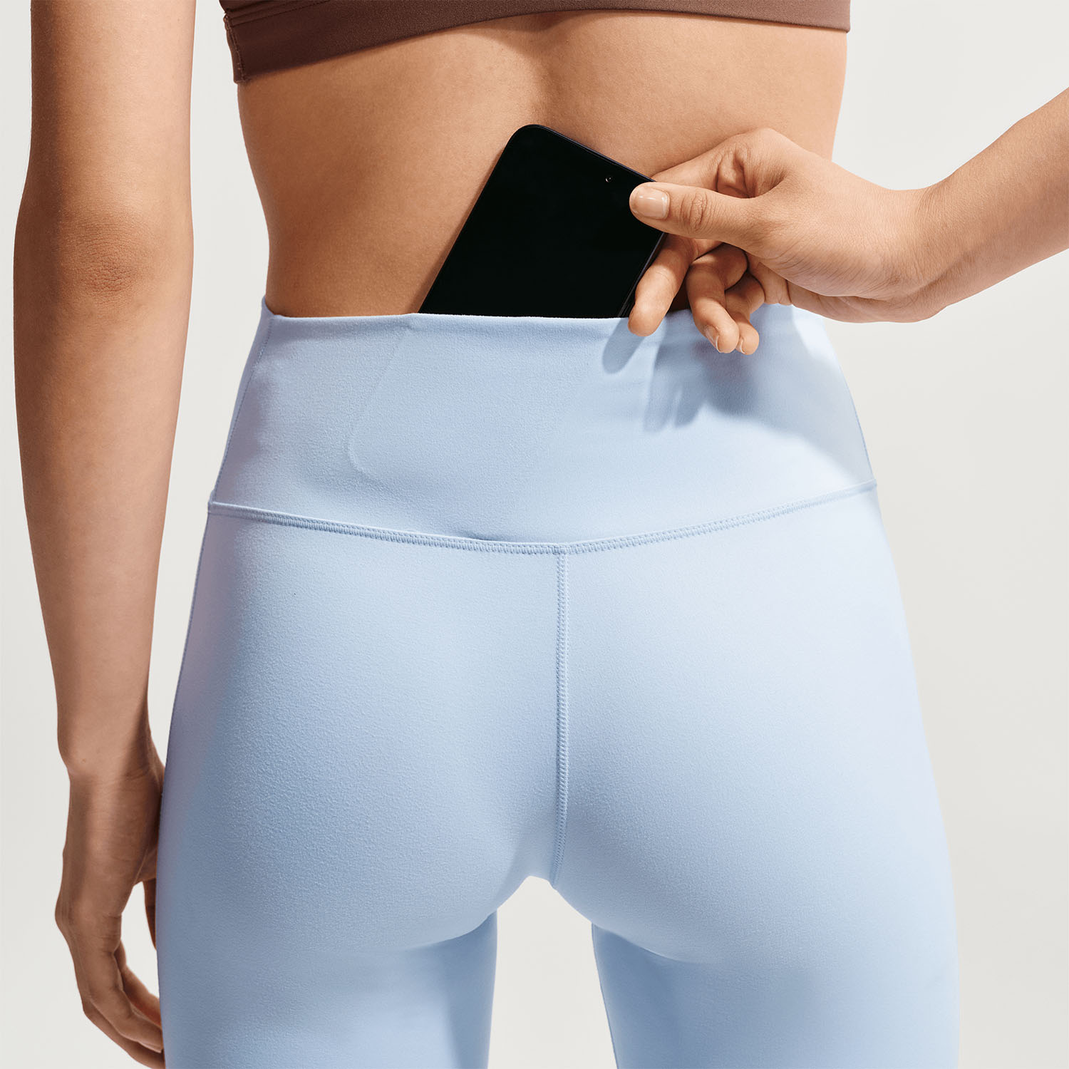 Nike One Logo 7/8 Tights - Hydrogen Blue/White