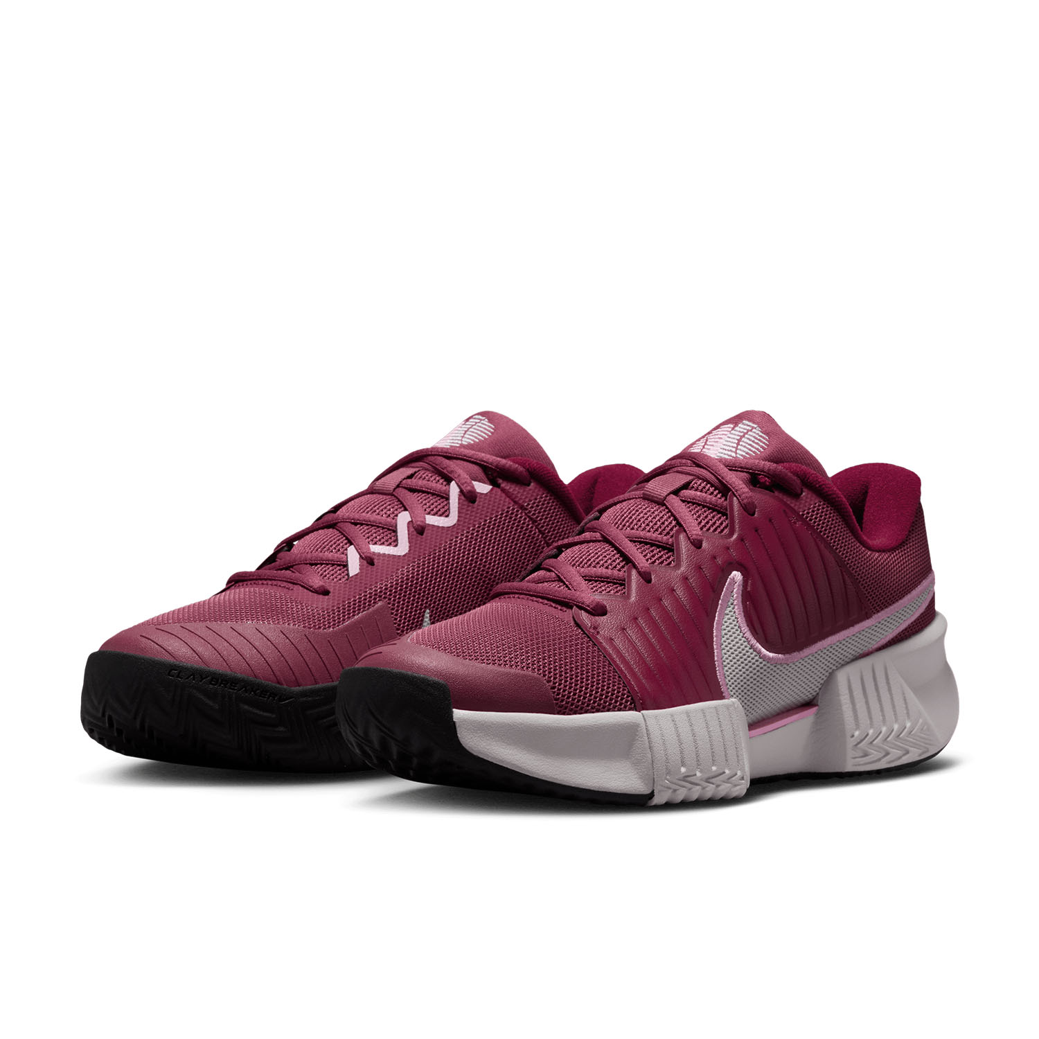Nike Zoom GP Challenge Pro Clay - Team Red/White/Vast Grey/Black/Pink Rise/Pink Smoke