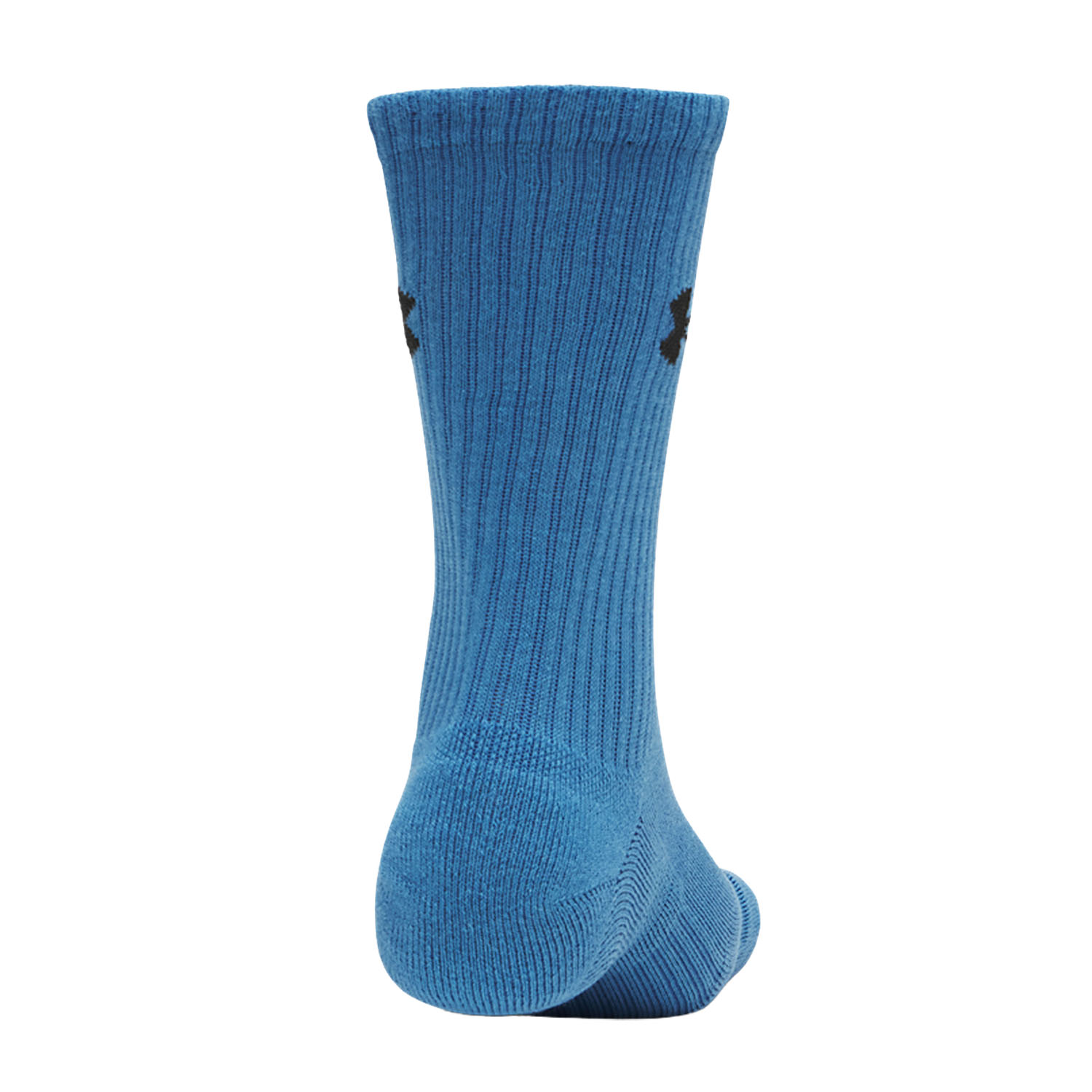 Under Armour Performance Crew x 3 Socks - Aegean Blue/Halo Gray/Black