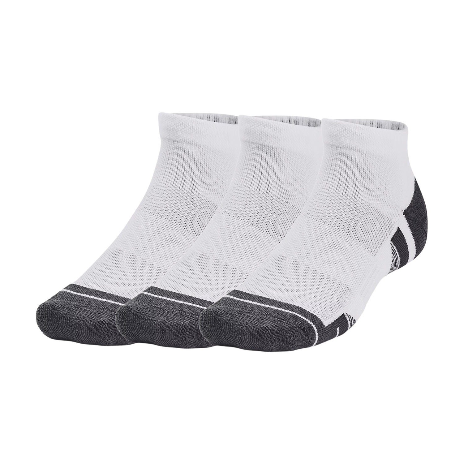 Under Armour Performance Tech Pro x 3 Calze - White/Jet Gray