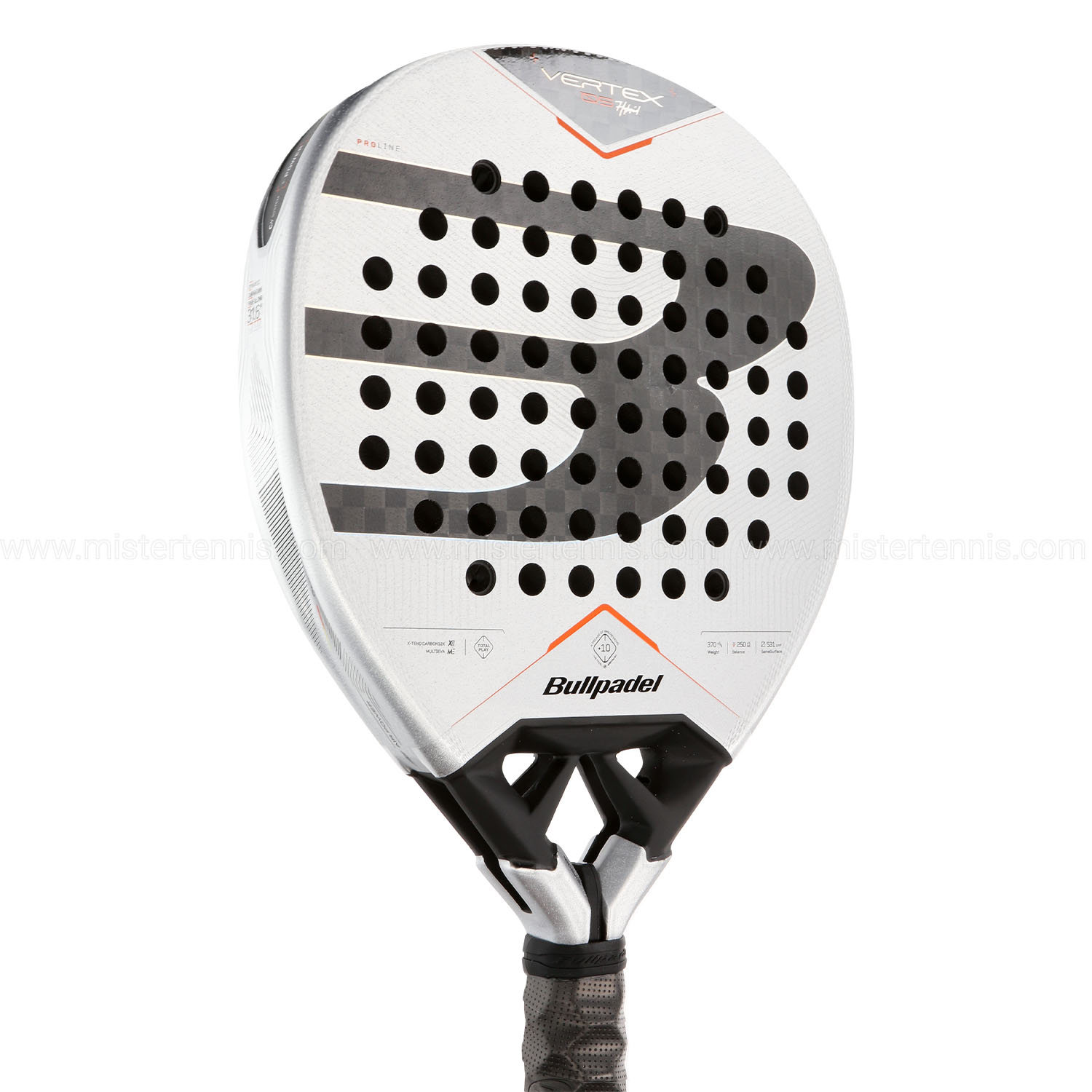 Bullpadel Vertex 05 Hybrid Padel - Silver/Black