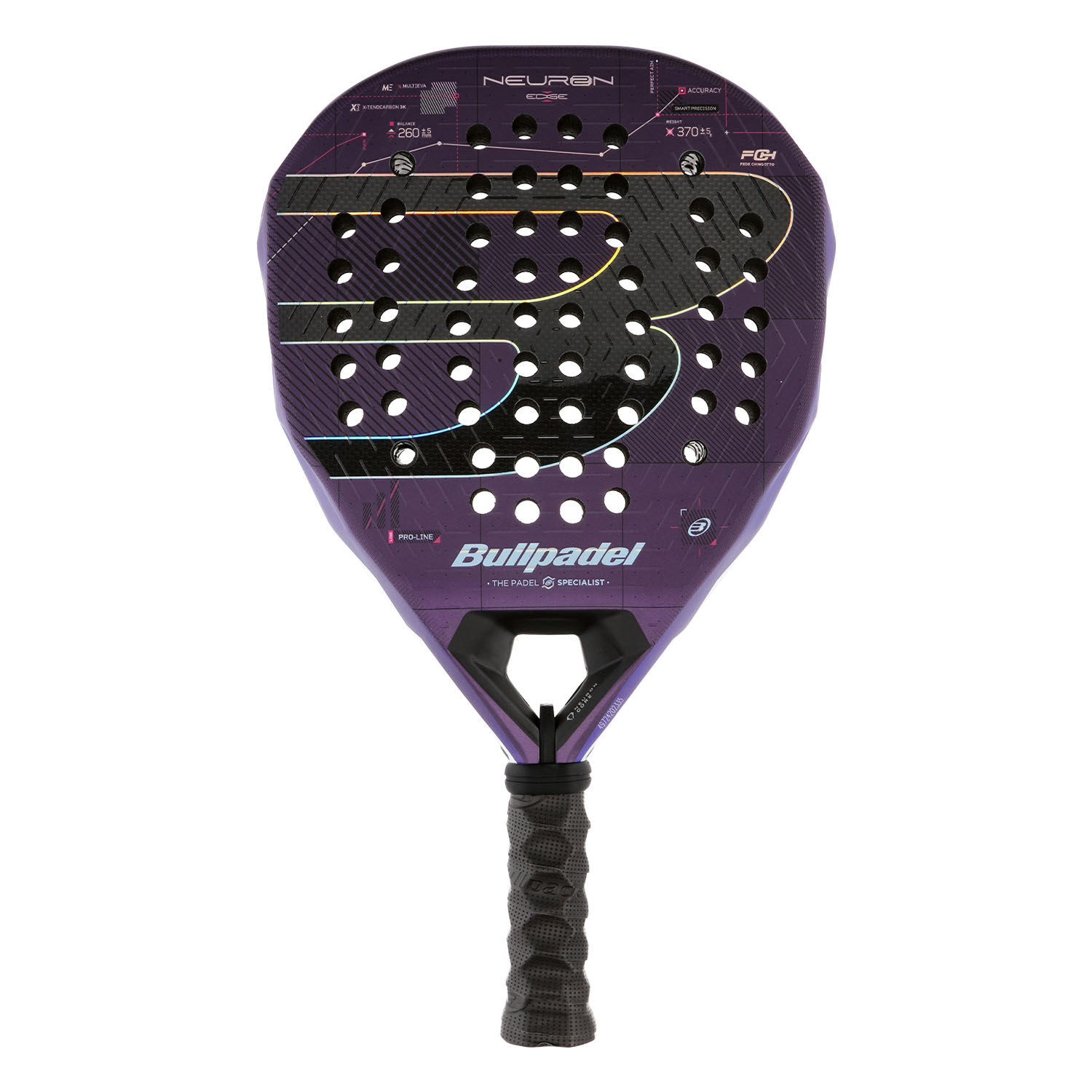 Bullpadel Neuron 02 Edge 2027 Padel - Purple/White