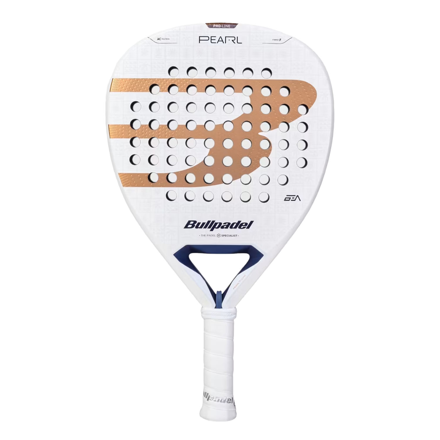Bullpadel Pearl 2027 Padel - White/Gold
