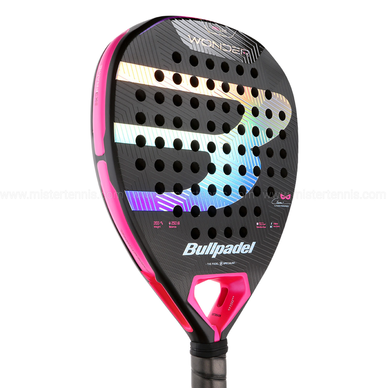 Bullpadel Wonder 2027 Padel - Black/Silver