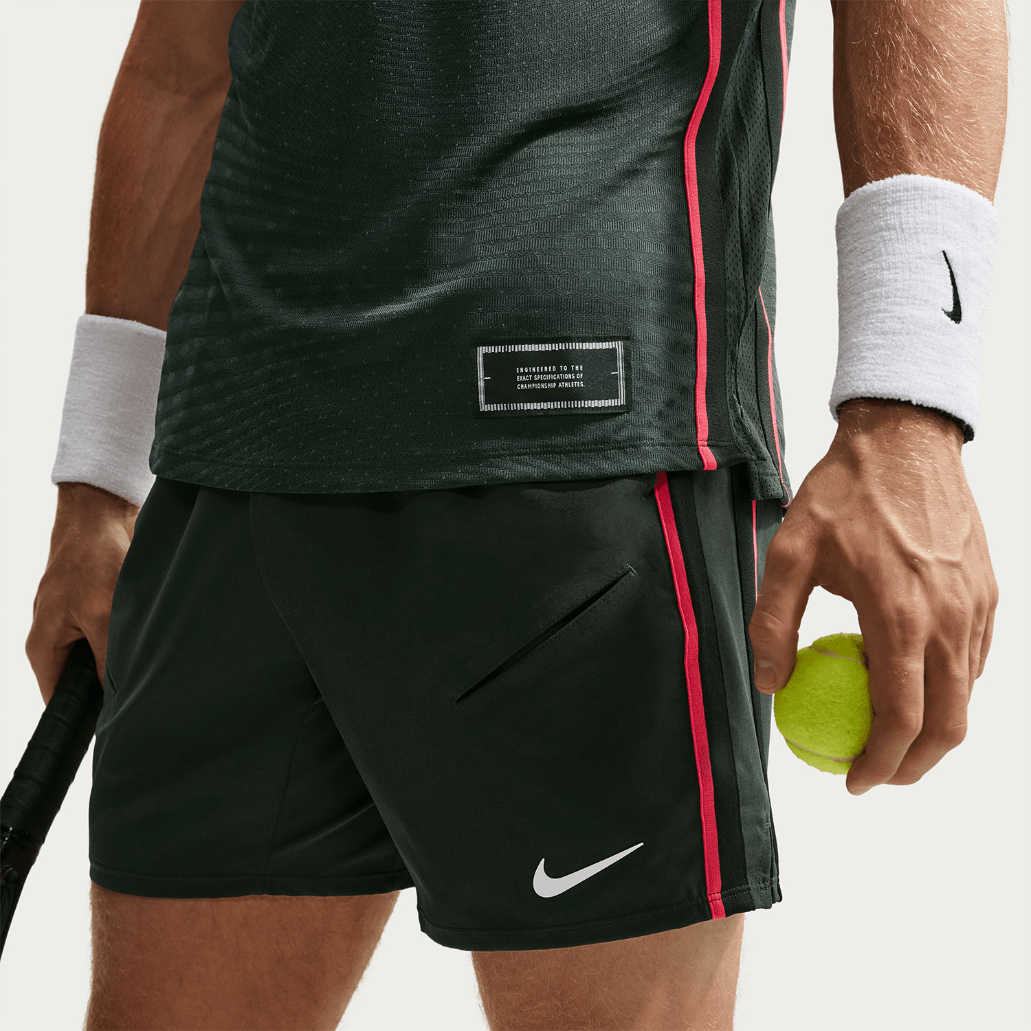 Nike Court Slam Dri-FIT 6in Shorts - Black Spruce/White