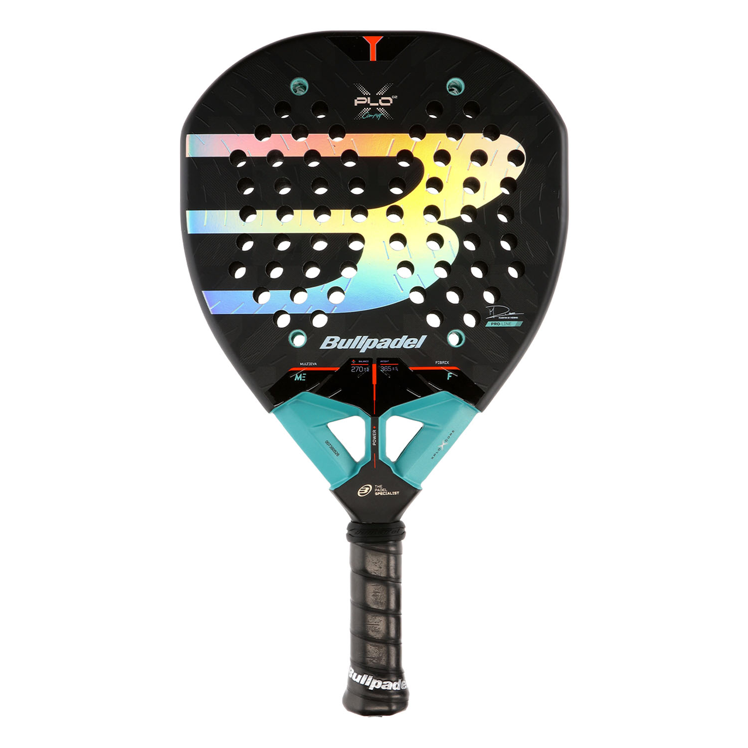 Bullpadel XPLO 02 CMF Padel - Black/Silver