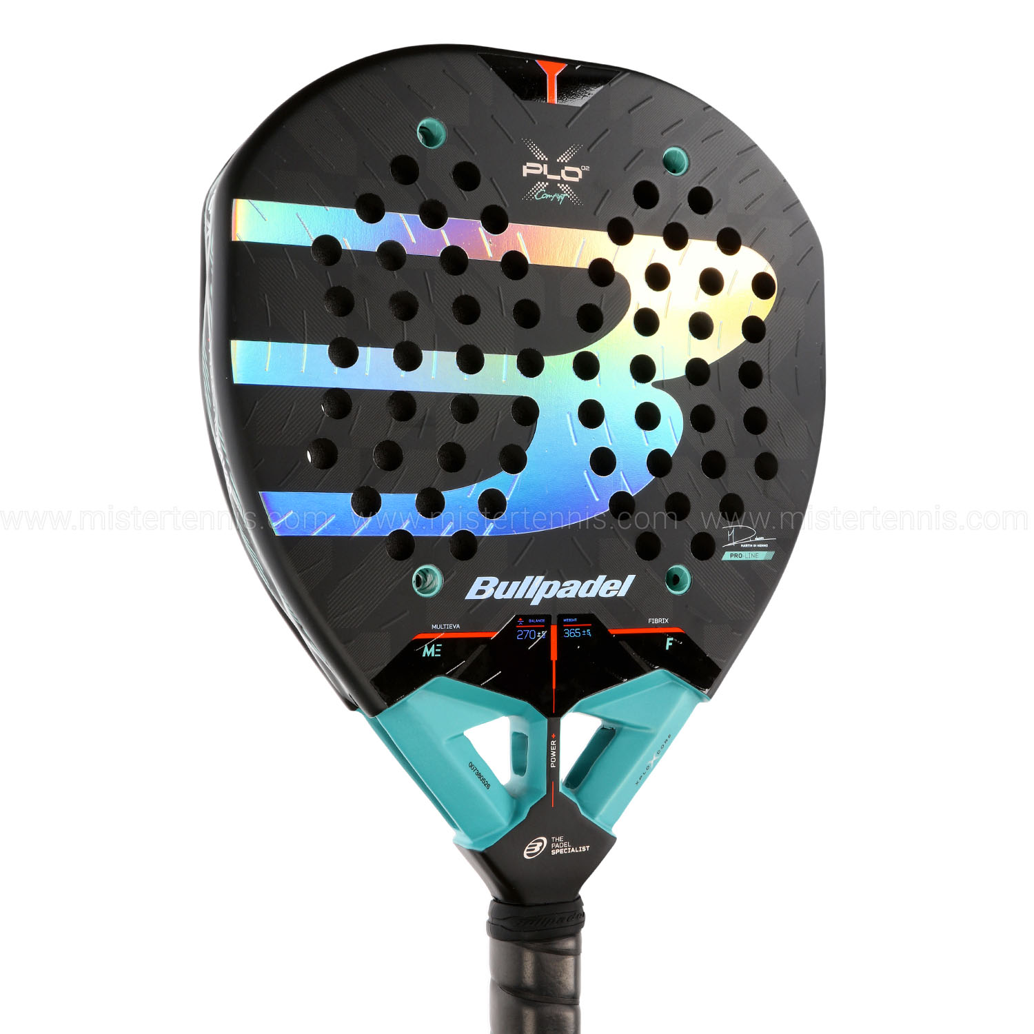 Bullpadel XPLO 02 CMF Padel - Black/Silver