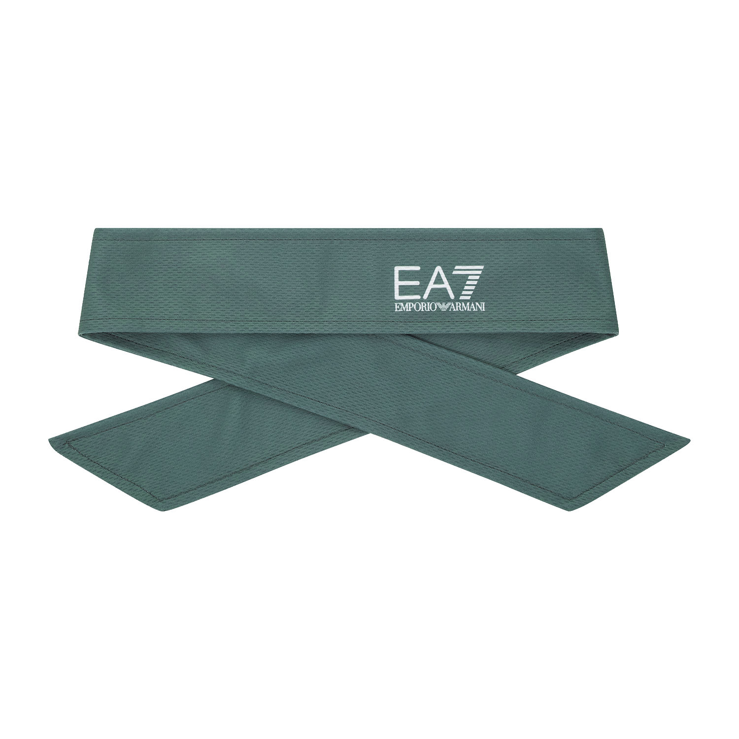 EA7 Pro Headband - Silver Pine/White