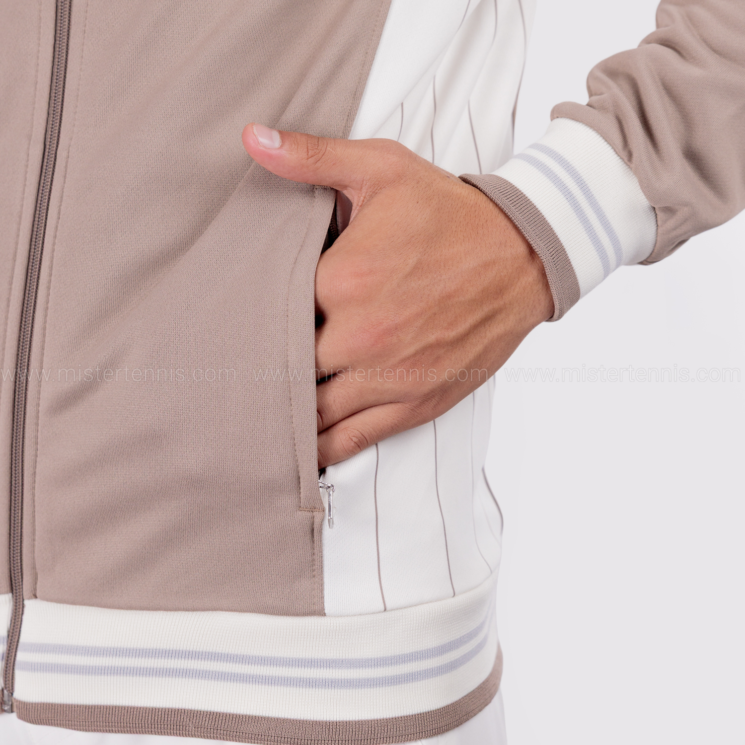 Fila Bjorn Jacket - Taupe Gray/Ecru