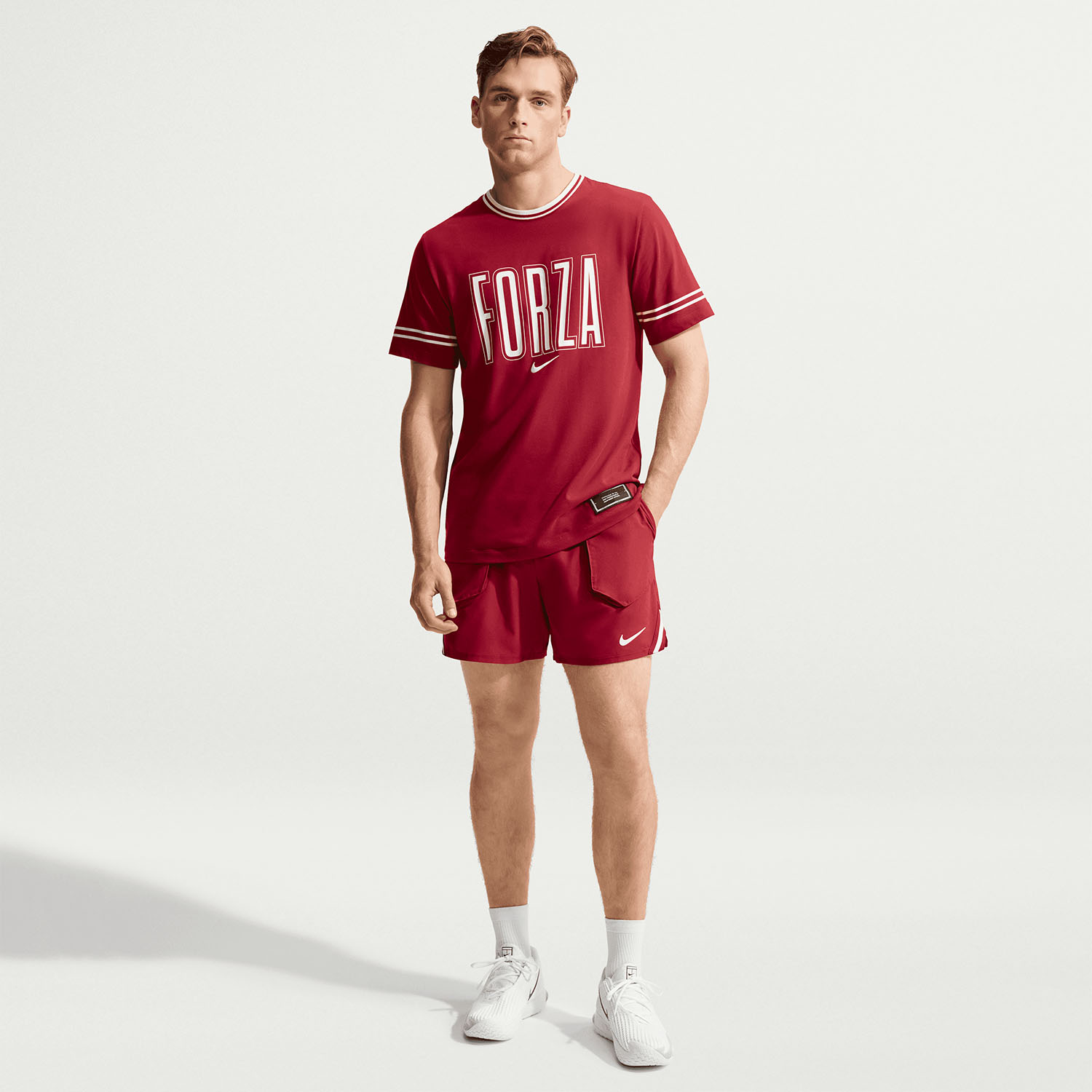 Nike Court Jannik Maglietta - Team Red
