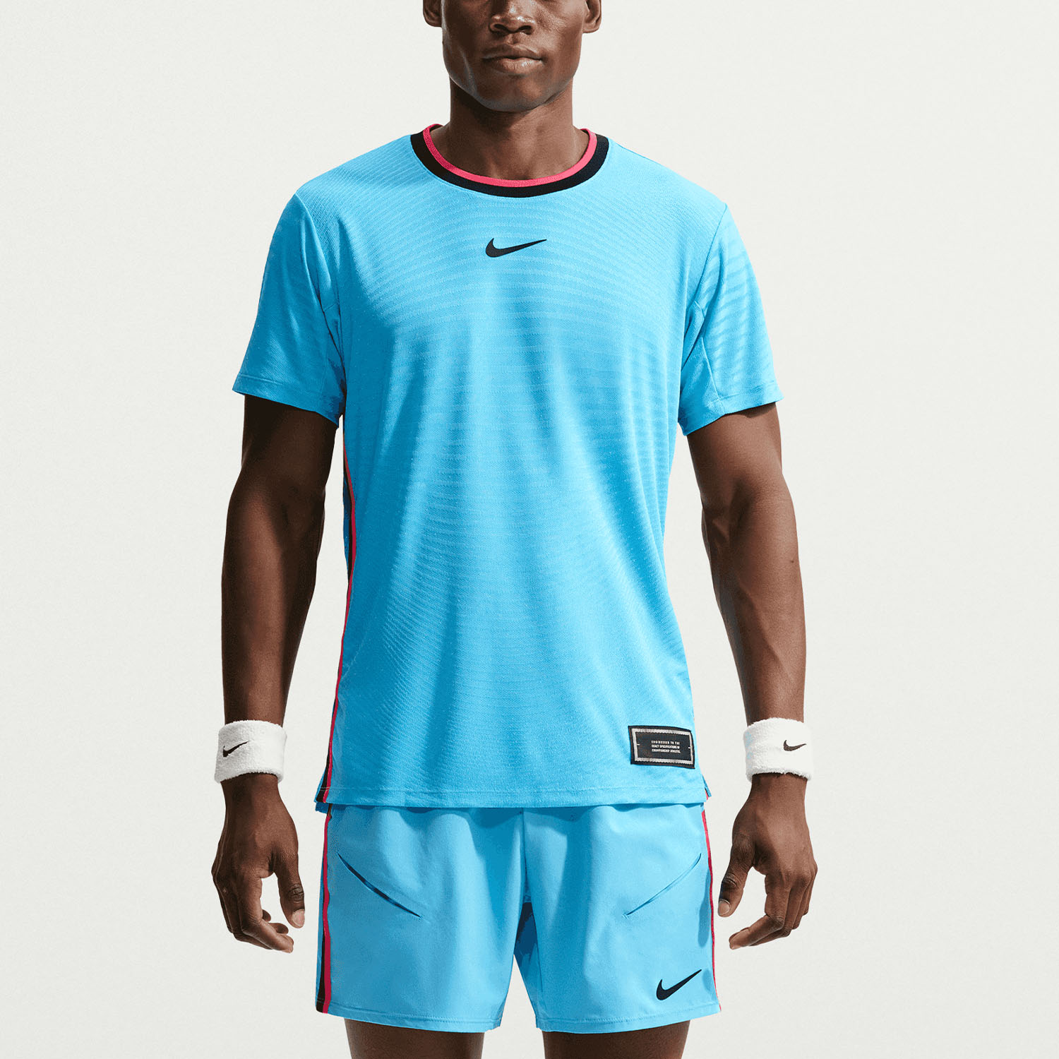 Nike Court Aero-FIT Slam Maglietta - Baltic Blue/Black