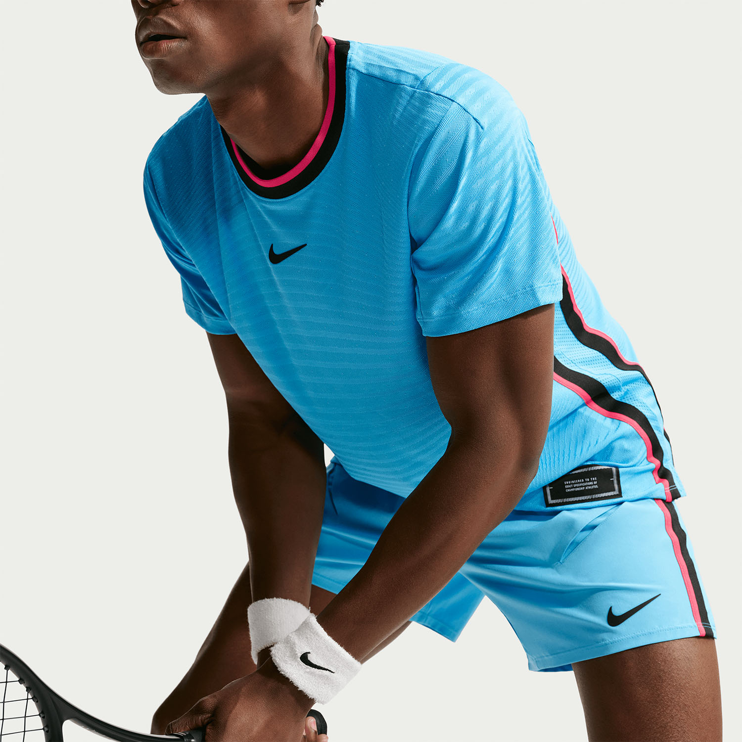 Nike Court Aero-FIT Slam Maglietta - Baltic Blue/Black