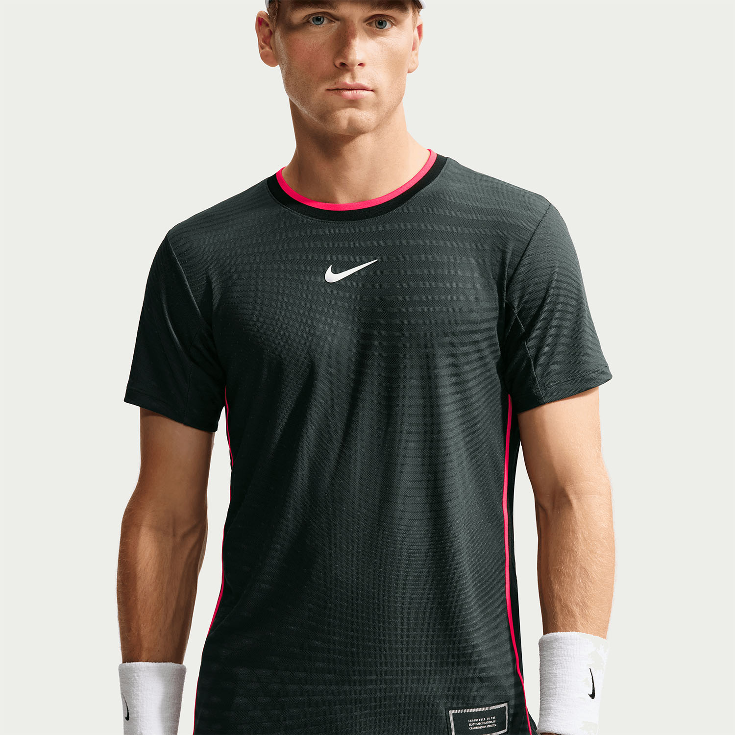 Nike Court Aero-FIT Slam Maglietta - Black Spruce/White