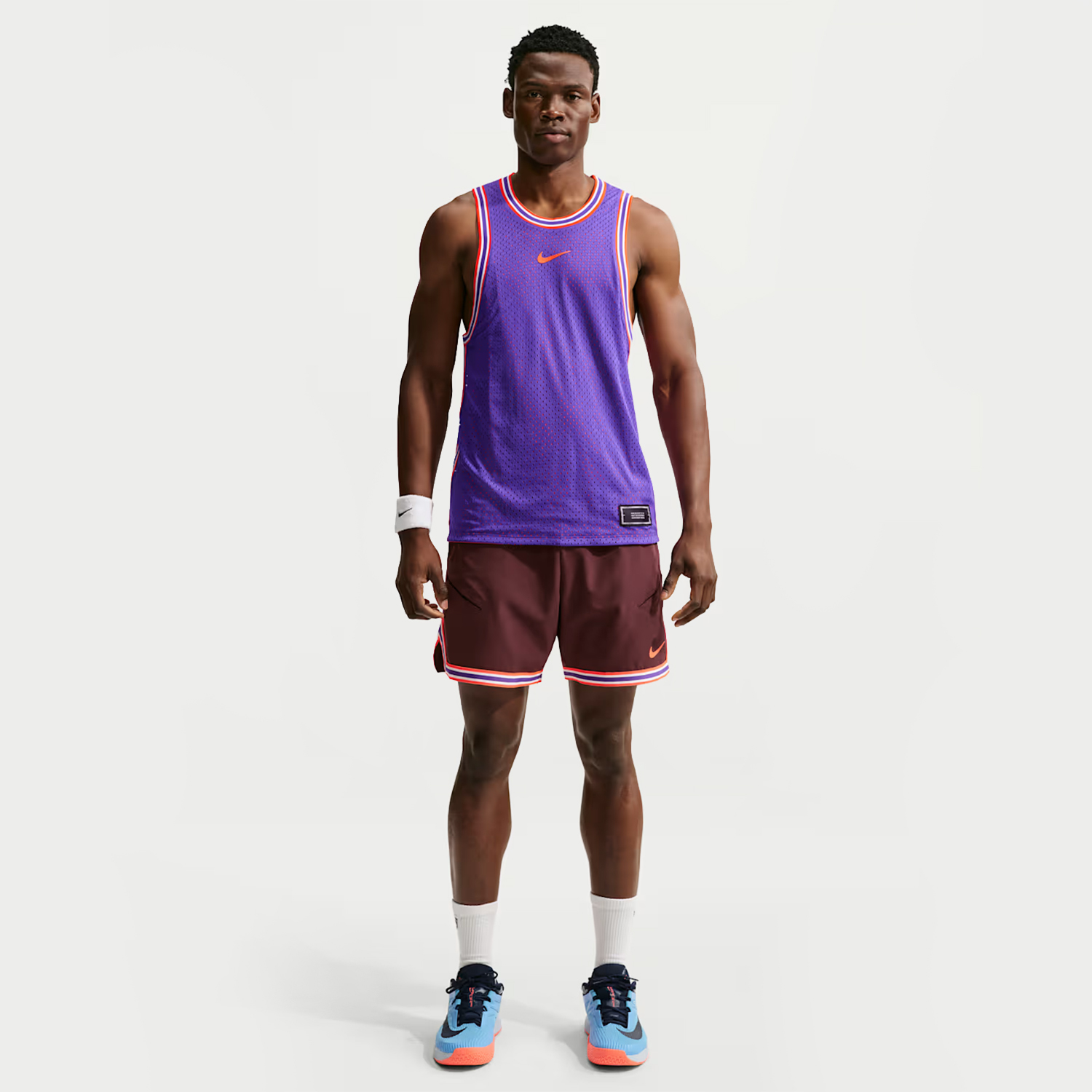 Nike Court Slam Carlos Canotta - Dark Concord/Bright Crimson