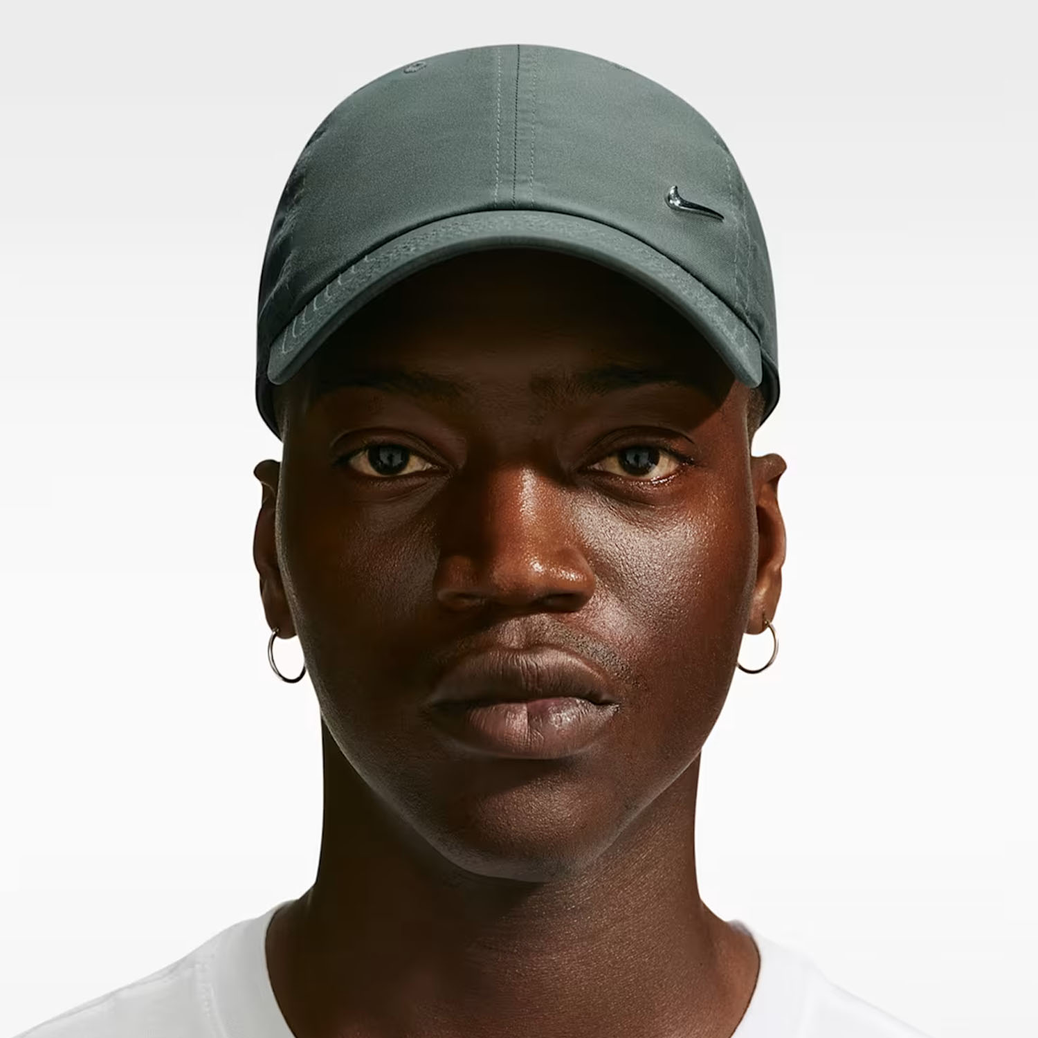 Nike Dri-FIT Club Gorra - Camo Green/Metallic Silver
