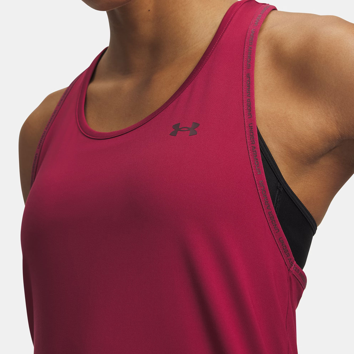 Under Armour Tech Knockout Canotta - Claret/Ox Blood