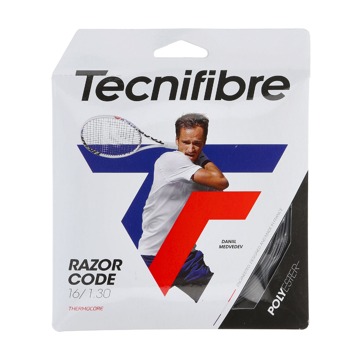 Tecnifibre Razor Code 1.30 Set 12 m - Carbon