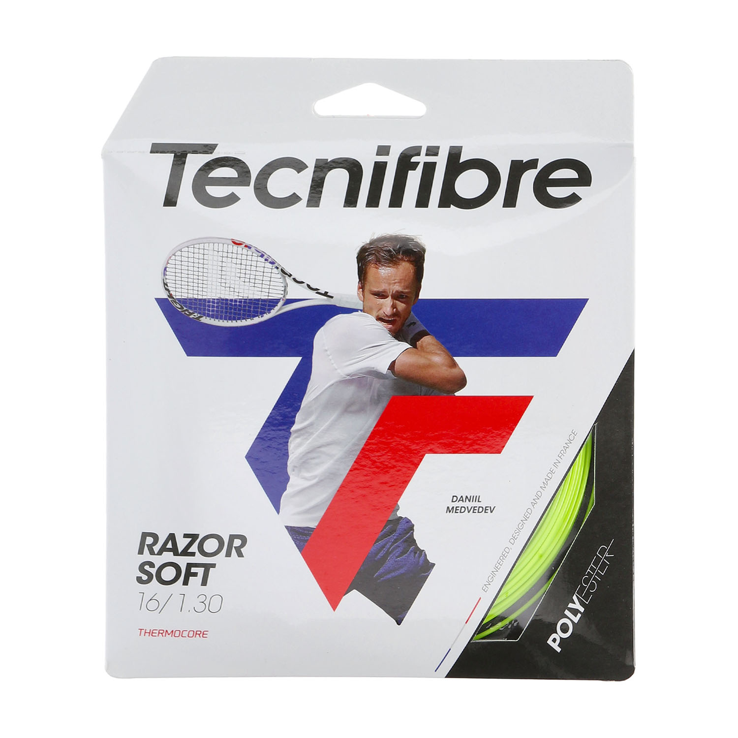 Tecnifibre Razor Soft 1.30 Set 12 m - Lime