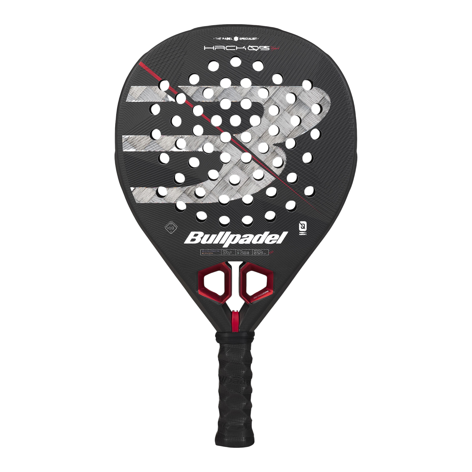 Bullpadel Hack 05 HYB Padel - Black/Silver