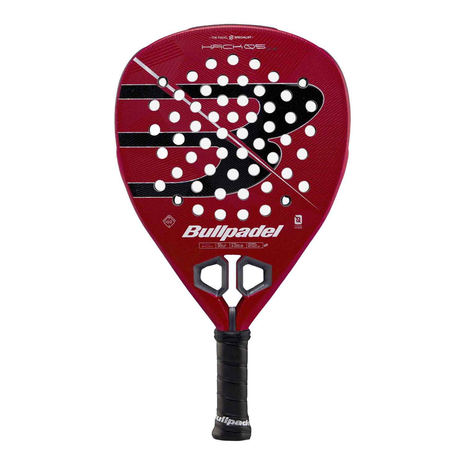 Bullpadel Hack 05 CMF Padel - Red/Black