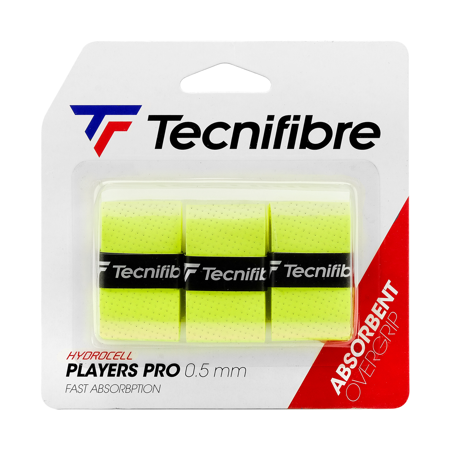Tecnifibre Players Pro Overgrip x 3 - Neon