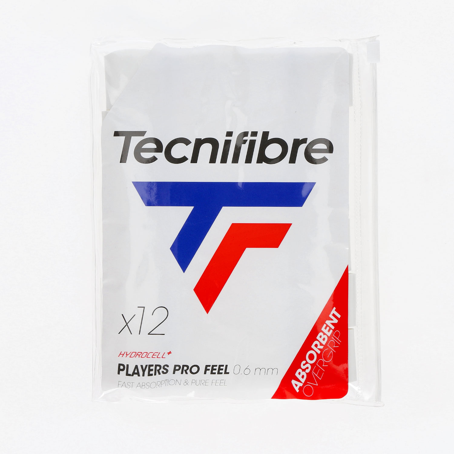 Tecnifibre Players Pro Feel Overgrip x 12 - White