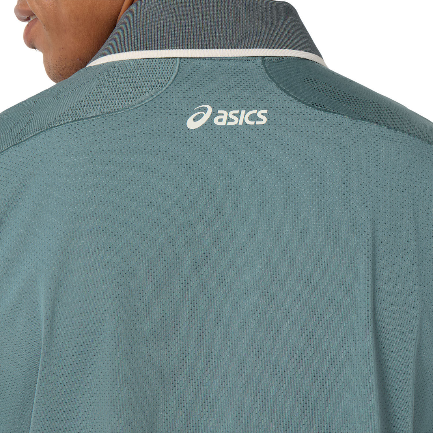 ASICS Match Jacquard NY Polo - Foggy Teal