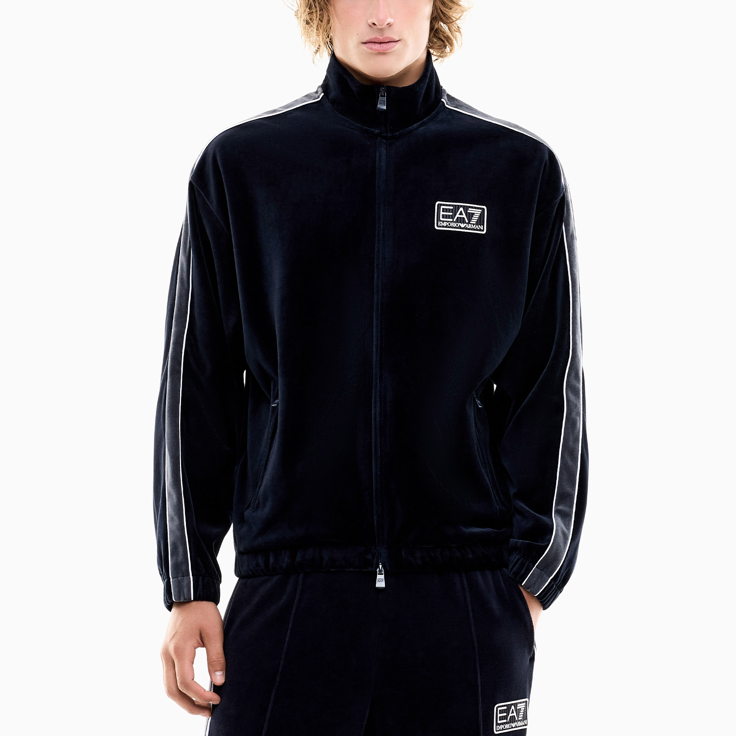 EA7 Club Chaqueta - Armani Blue