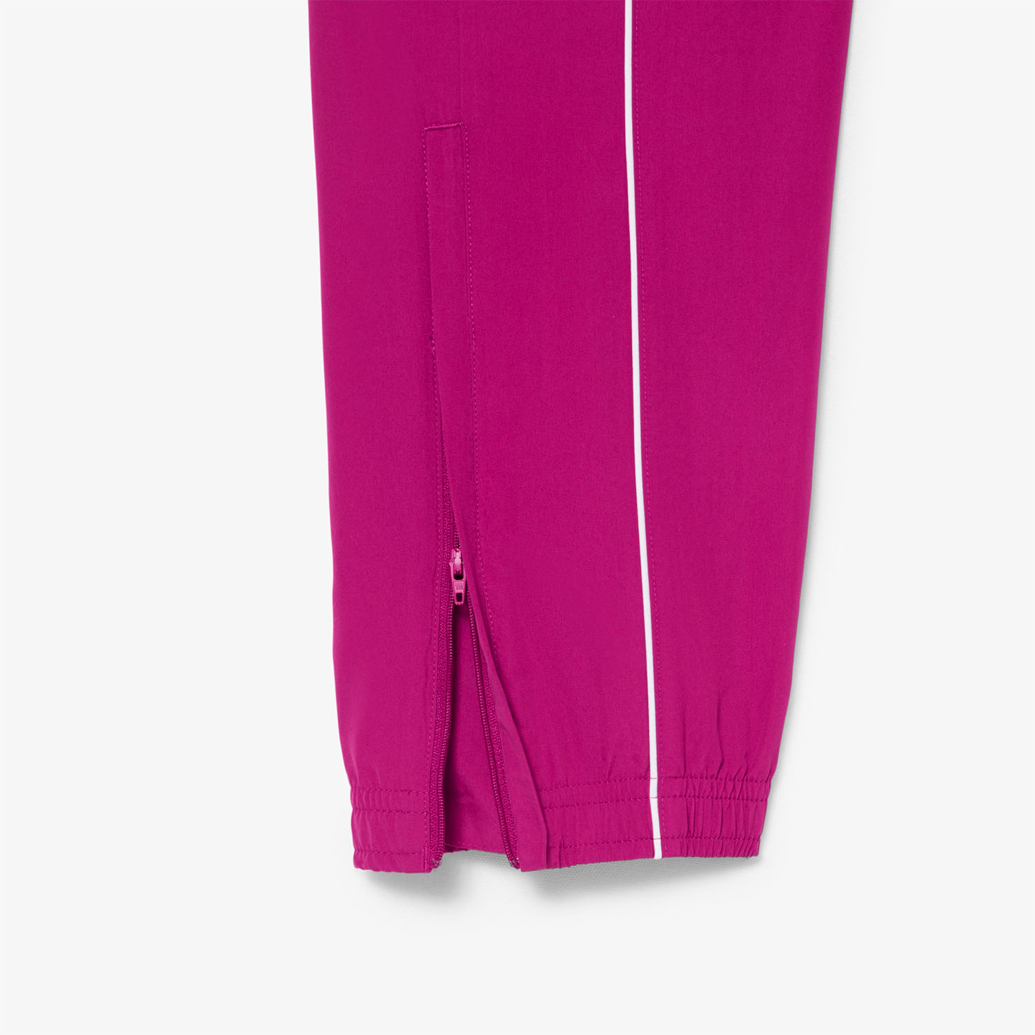 Lacoste Water Repellent Pantalones - Rose Fushia/Blanc