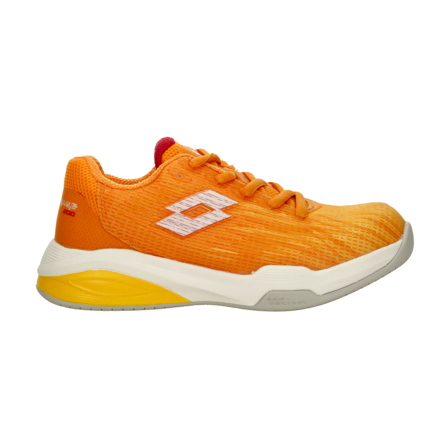 Lotto Mirage 200 II All Round Junior - Flame Orange/All White/Ray Yellow