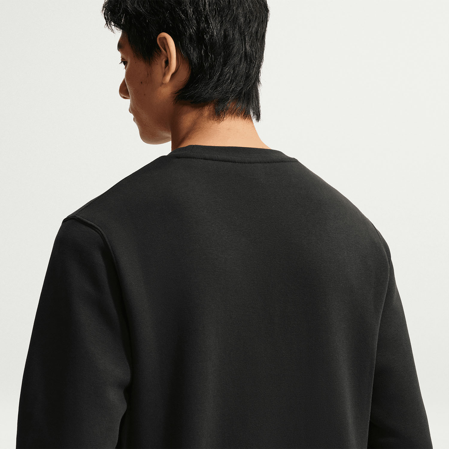 Nike Club Camisa - Black/Metallic Silver