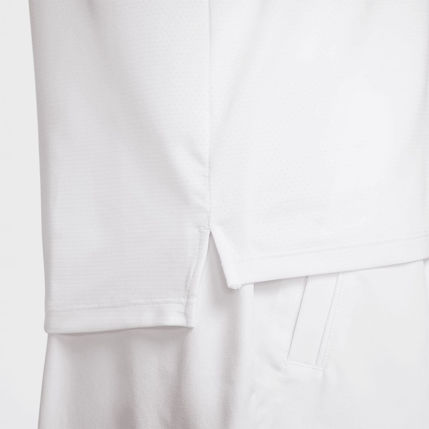 Nike Court Advantage Dri-FIT T-Shirt - White/Black