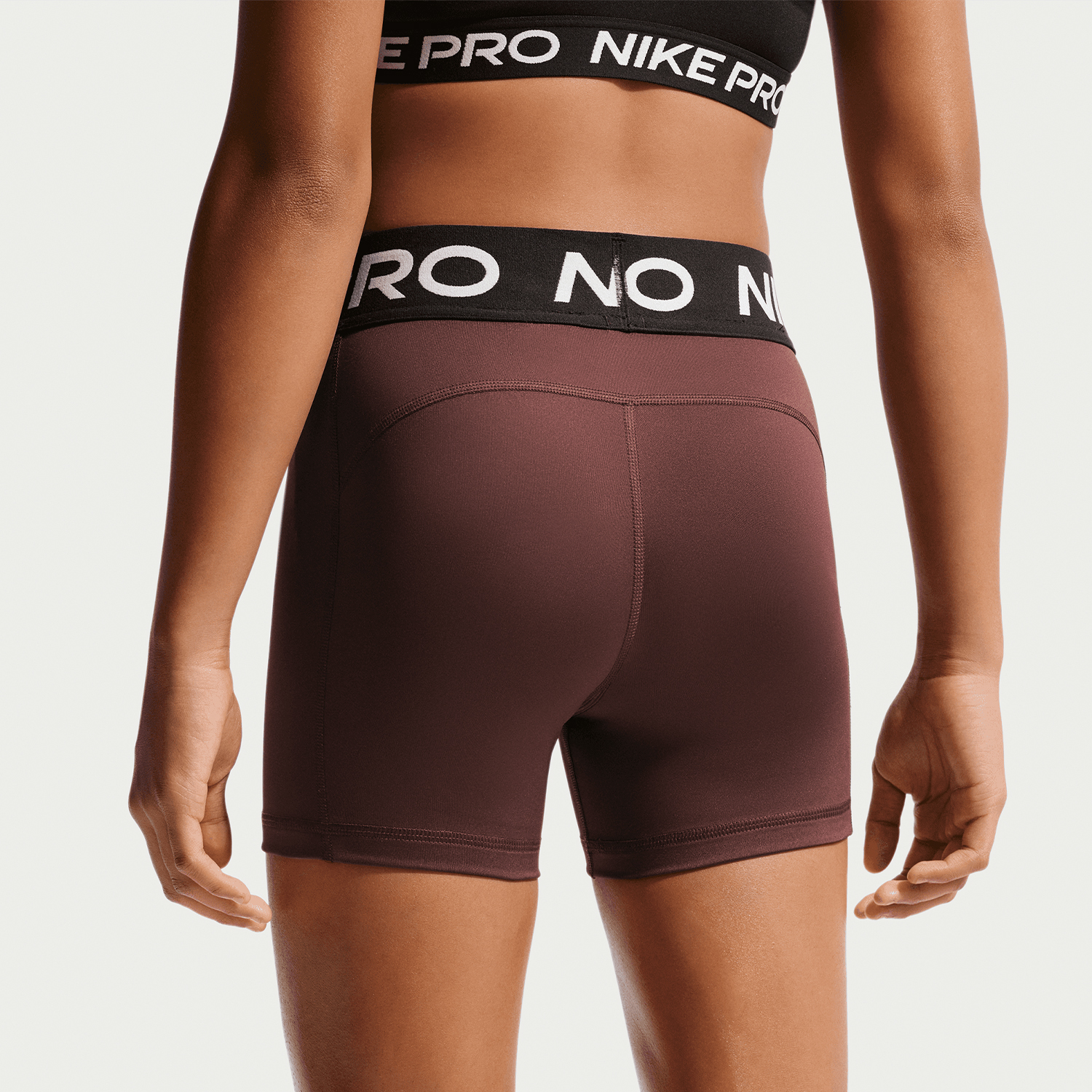 Nike Pro 3.5in Shorts Girl - Mystic Dates/White