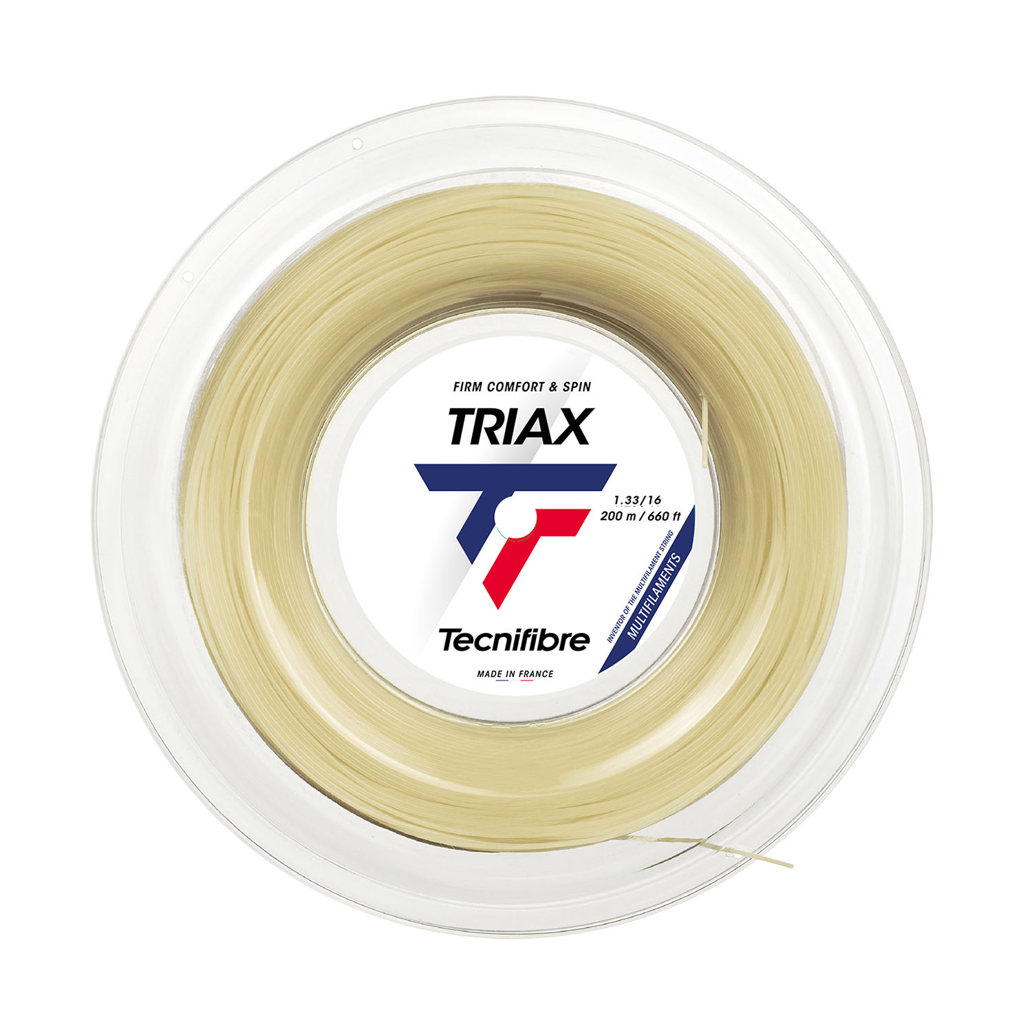 Tecnifibre Triax 1.33 Matassa 200 m - Natural