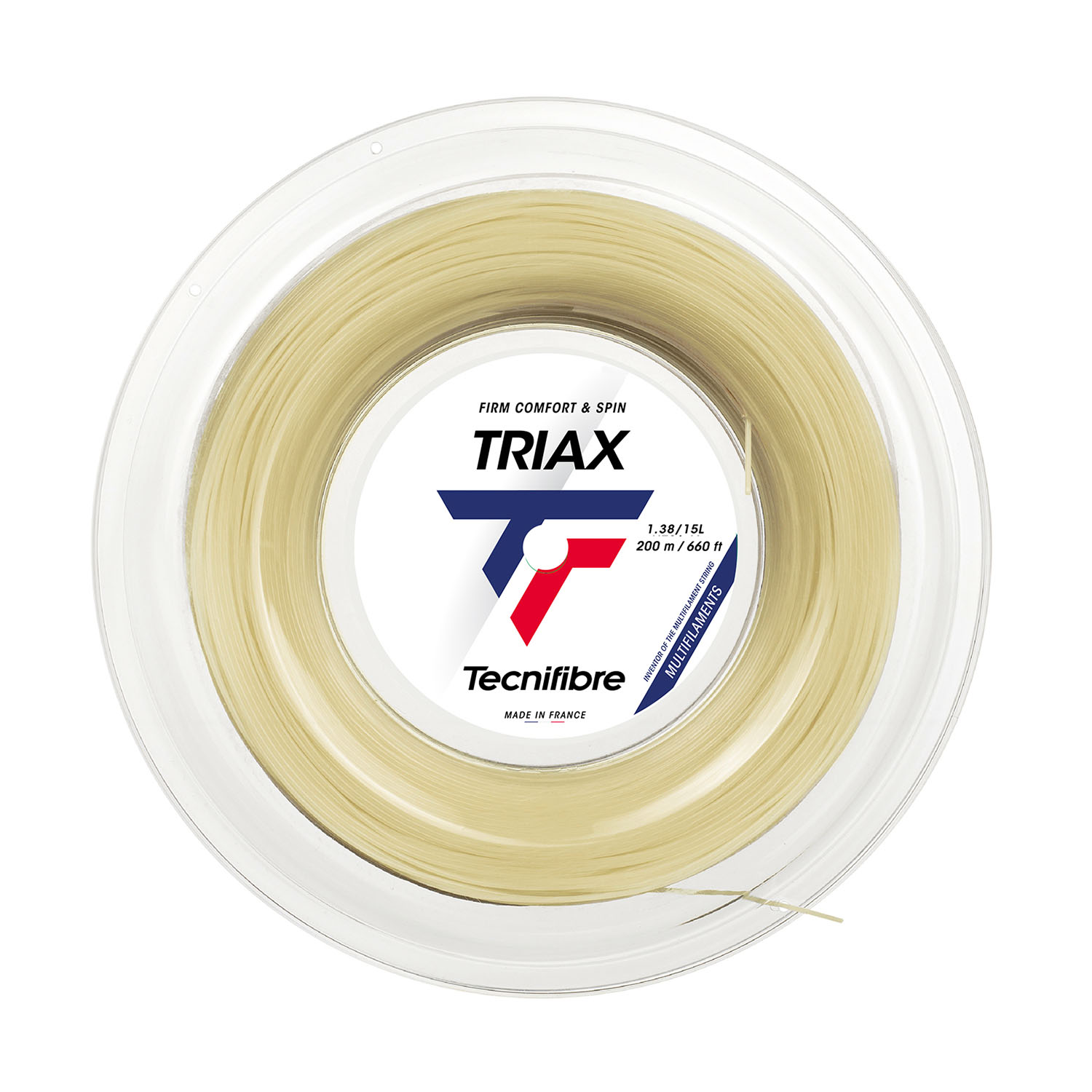 Tecnifibre Triax 1.38 Matassa 200 m - Natural