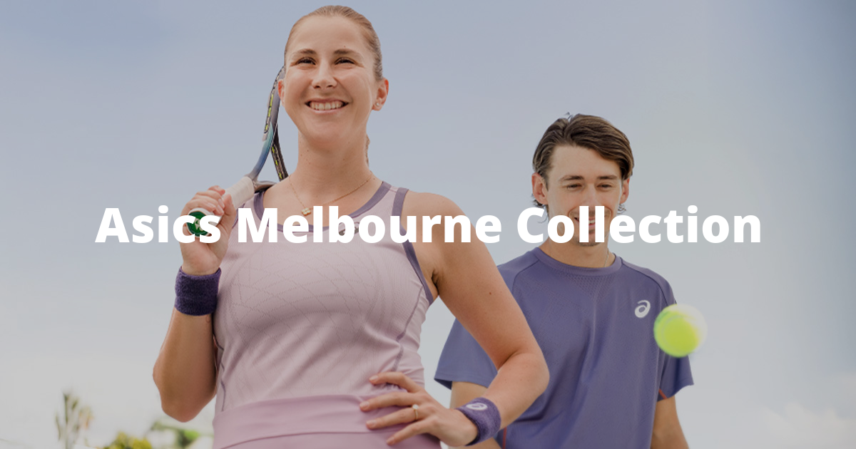 Asics Melbourne CollectionTennis shoes and clothes protagonists of the Australian Slam
