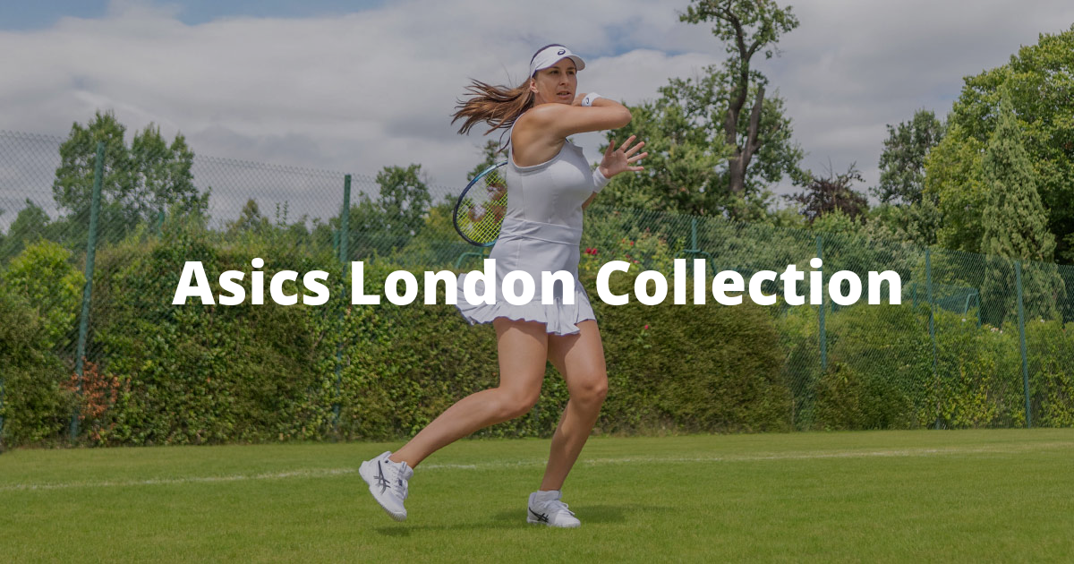 Asics London CollectionTotal white elegance and technology for modern tennis