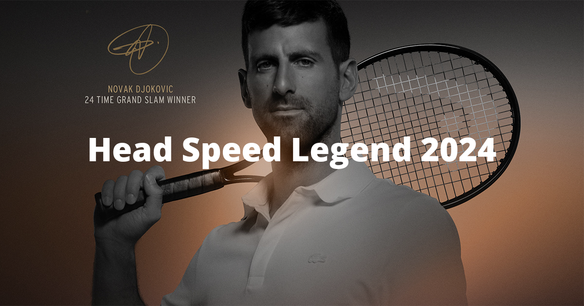 Head Speed Legend 2024 Take to the court like a Legend